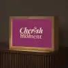 Cherish every moment - Cocktailglas - Bordeaux Light Box met kabel (Tafellamp) klein -z3d_website