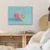 Kiwi - Blauw - Surrealistisch PET vilt klein -sfeer3