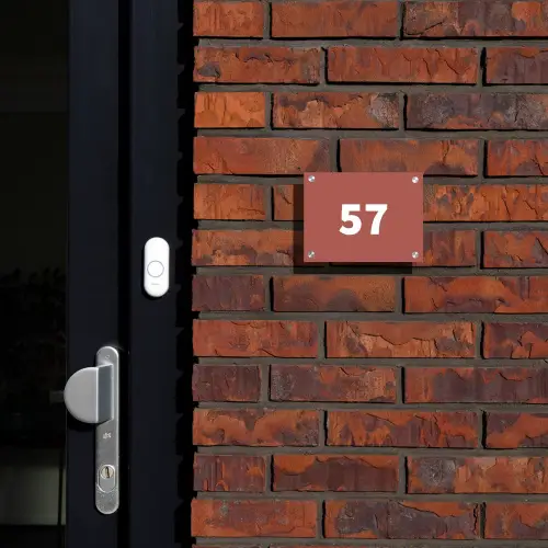 Terracotta - Traditioneel Naambord Rechthoek middel -sfeer1-rechthoek-S