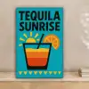 Illustratie - Tequila - Glas - Blauw canvas 2cm klein -sfeer1