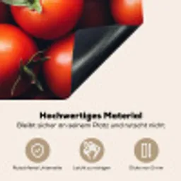 Groente - Rood - Tomaten Inductie beschemer met haakjes klein -ky-onderkant-de