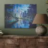 Stad Kuala Lumpur - Skyline - Wolkenkrabbers - Water PET vilt klein -sfeer2