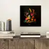 Schaal - Boeket - Bloemen aluminium wit klein -sfeer1