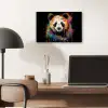 Panda - Graffiti - Dieren - Zwart - Kleuren aluminium wit klein -sfeer5