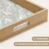 Parelmoerglans - Wit - Schelp Dienblad Rechthoek middel 911 -USP_HandgreepNL