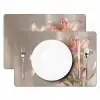 Lelies - Meeldraden - Roze - Wazig Placemat vinyl groot -zzsfeer2_Kitchenyeah-website