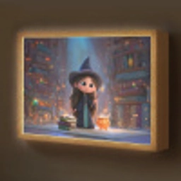 Tovenares - Magie - Toverstaf - Sterren Light Box met batterij (Wandlamp kind) middel -z3d_website
