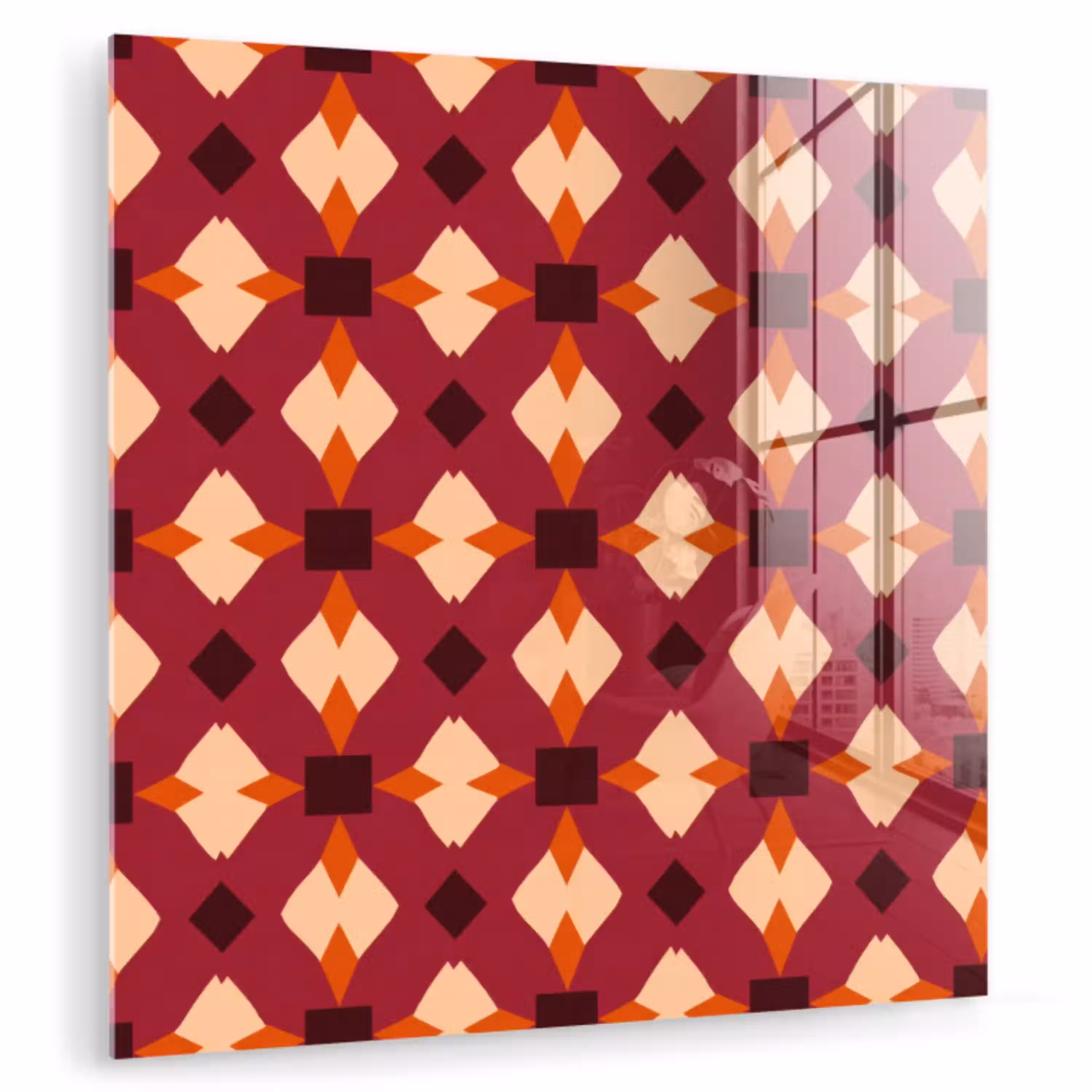 Retro - Patroon - Kleurrijk plexiglas 5mm klein 11 -zzzproduct_nieuw