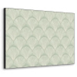 Waaiers - Patroon - Groen Textielframe zwart klein 947 -3d