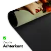 Vrouw - Appels - Rood - Bladeren Muismat XXL klein -sfeer2