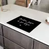 Quotes - Tuin - Buiten zijn is zo fijn - Tekst Inductie beschermer vinyl 3mm klein -sfeer8