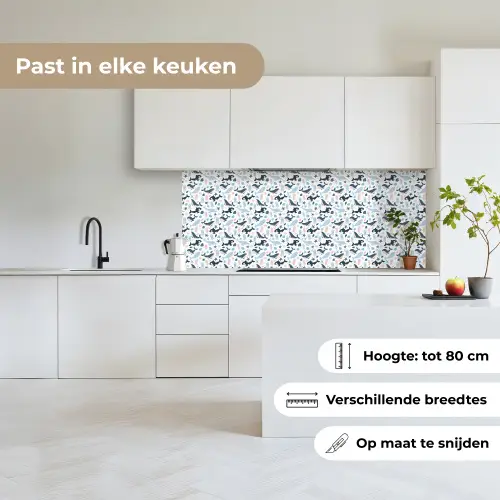 Klein - Oceaan - Walvissen - Octopus keuken achterwand 2 middel 871 -sfeer4_NL