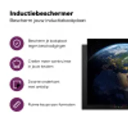 Aarde - Ruimte - Blauw - Groen Inductie beschermer vinyl 3mm klein -zzzzzzz-cc-usp