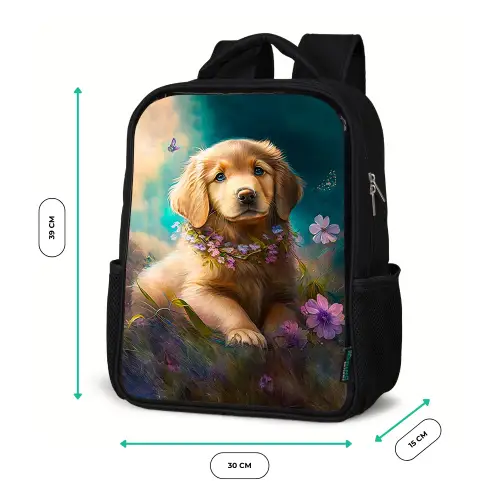 Sammy Snuit Rugzak - Zwart middel -productfoto_formaten