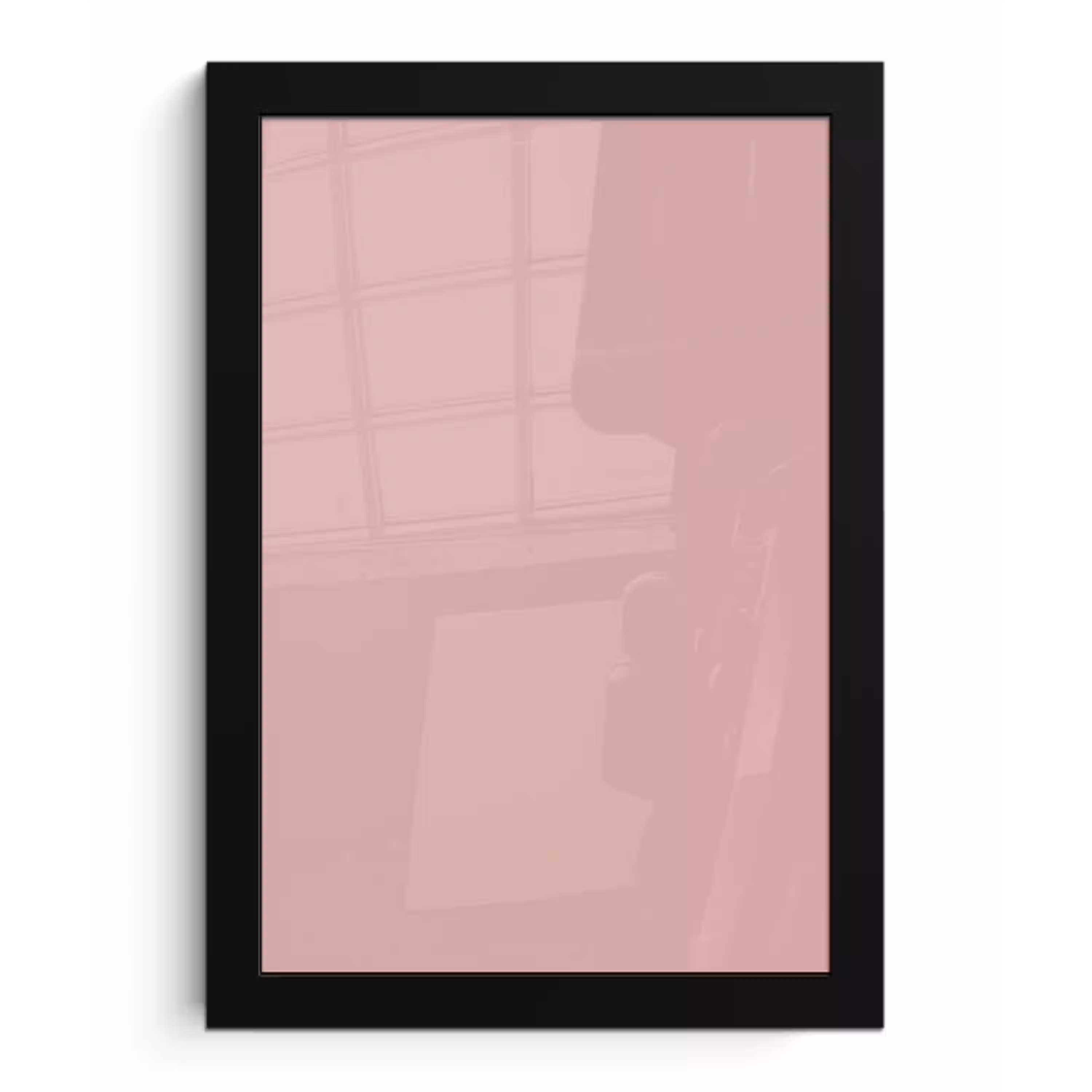 Soft - Blush - Roze fotolijst zwart zonder passe partout klein 224 -3d