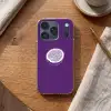 Passievrucht - Zaadjes - Paars - Minimalistisch Telefoonhoesje iPhone 17 Pro klein -sfeer1