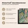 Patroon - Kleurrijk - Sierlijk - Groen Inductie beschermer vinyl 3mm middel -sfeer2