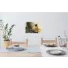 Melkmeisje - Goud - Quotes - Schilderij - Oude meesters Muursticker klein -eettafel
