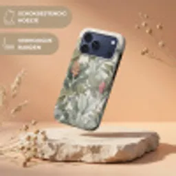 Tropisch - Planten - Modern - Groen Toughcase MagSafe Apple iPhone 17 Pro Max klein -USP_RandenV_NL