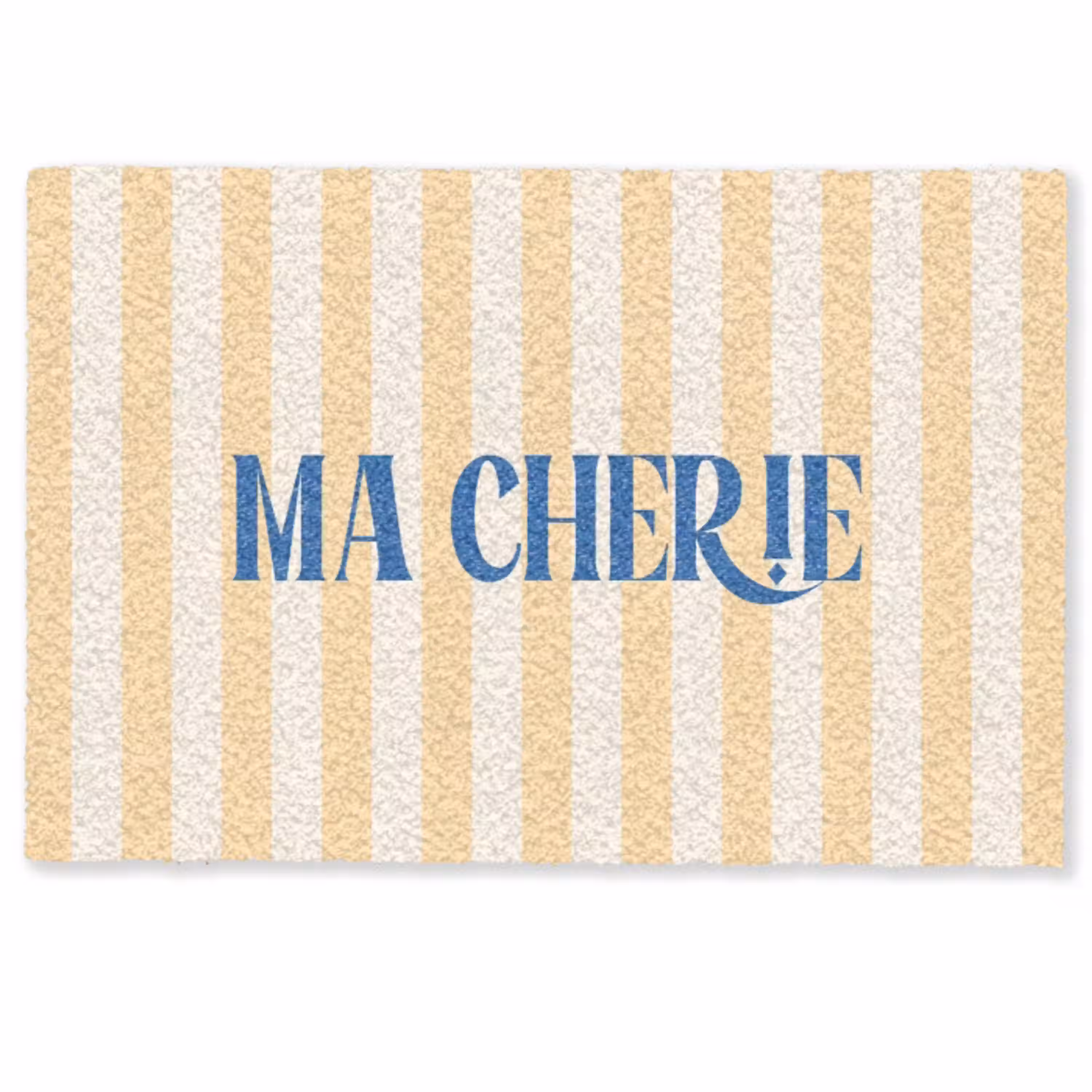 Blauw - Geel - Strepen - Ma Cherie Deurmat klein -zkaufland3d