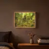 Bomen - Steen - Bos - Natuur - Planten Light Box met batterij (Wandlamp) middel -sfeer4