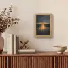 Gouden Reflectie op Water Light Box met kabel (Tafellamp) klein -sfeer2