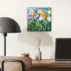 Mozaïek - Veld - Tulpen - Kleurrijk aluminium wit klein -sfeer5
