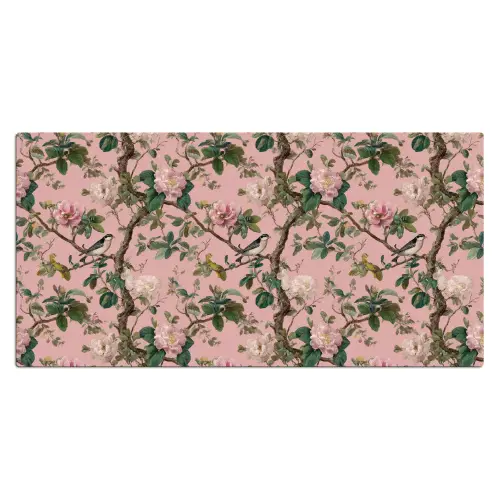 Pioenrozen - Botanisch - Vogel Muismat XXL klein 681 -3d_leeg
