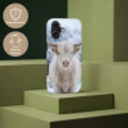 Schotse Hooglander - Sneeuw - Bergen - Winter Toughcase MagSafe Apple iPhone 17 klein -USP_PrintM_NL