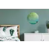 Bootje - Water - Bladeren - Bloesems Wandcirkel aluminium klein -slaapkamer