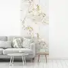 Wit - Marmer - Luxe - Goud fotobehang vinyl groot 64 -woonkamer