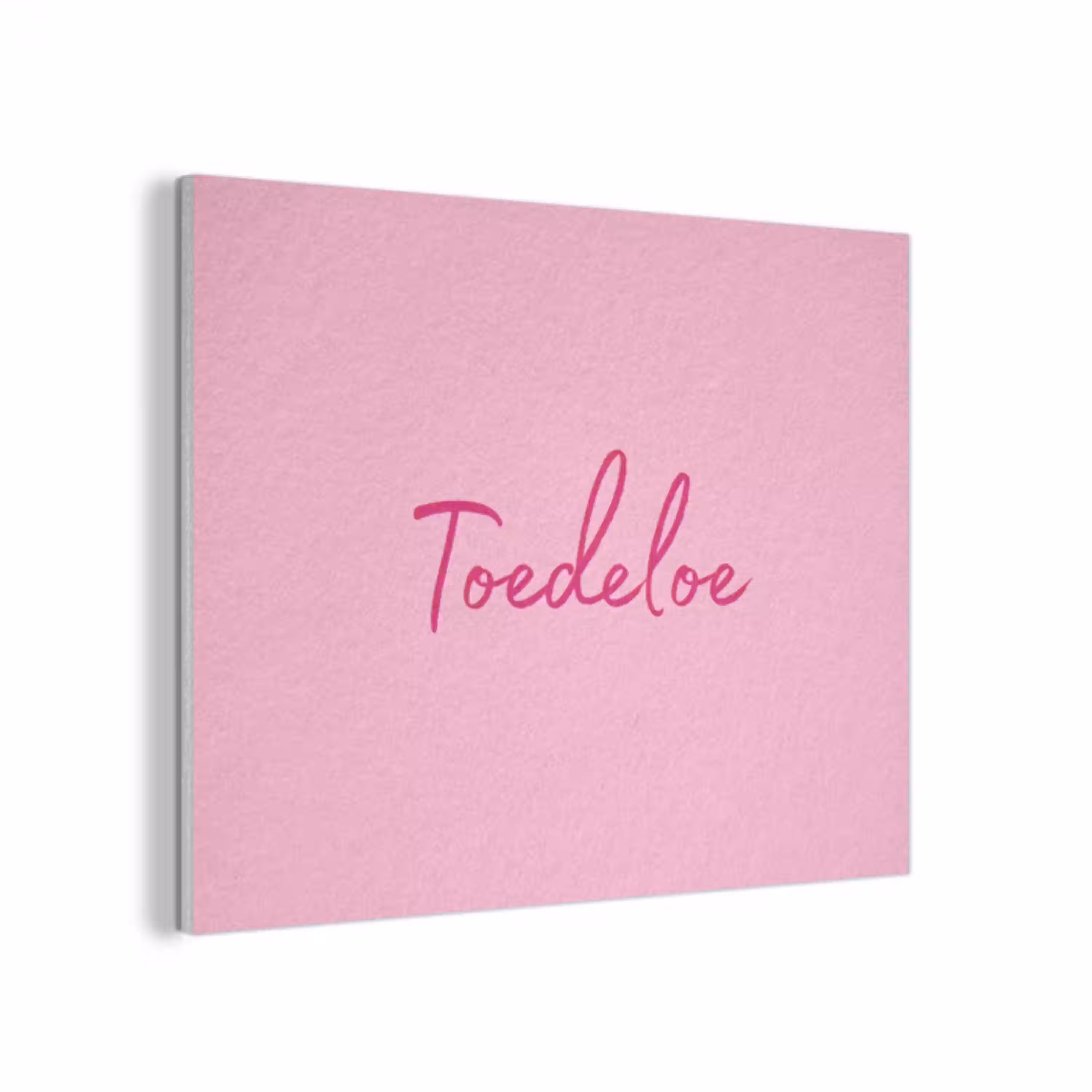 Toedeloe - Roze - Minimalistisch PET vilt klein -3d