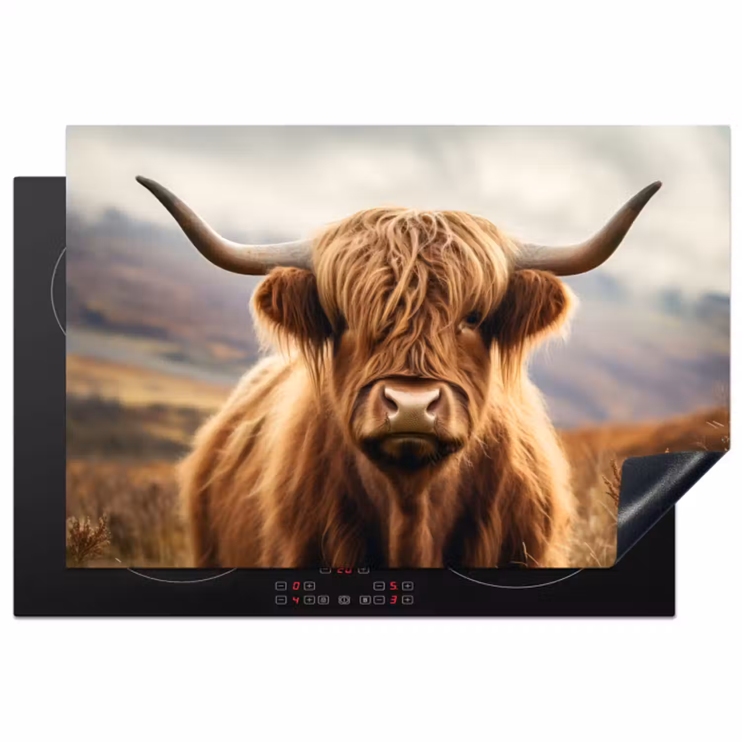 Inductie beschermer - Schotse hooglander - Landschap - Dier