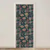 Botanisch - Patroon - Blauw deurposter klein 289 -3d_beige