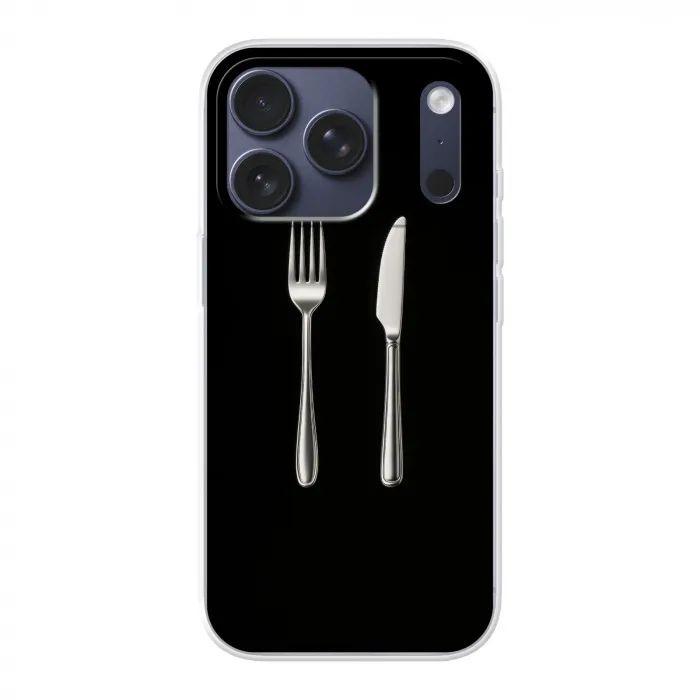 Bestek - Klassiek - Elegant Telefoonhoesje iPhone 17 Pro klein -3d