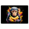 Aap - Graffiti - Kleurrijk - Bananen - Modern Placemat vinyl groot -zzsfeer1_Kitchenyeah-website