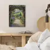 Doorkijk - Tuinboog - Bloemen - Natuur - Pad PET vilt klein -sfeer3