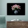 Bloemen - Roze - Tulpen - Vaas canvas 2cm klein -sfeer4