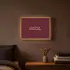 Bordeaux - Nice - minimalistisch Light Box met batterij (Wandlamp) middel -sfeer4