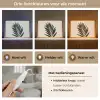 Palmblad - Donkere bladen - Subtiel Light Box met kabel (Tafellamp) klein -USP_lichtkleurNL