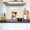 Vrouw - Minimalistisch - Bloem Inductie beschemer met haakjes klein -sfeer2