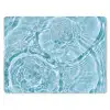 Water - Blauw - bubbels muismat rubber klein -3d