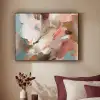 Verf - Kleuren - Abstract - Kunst Textielframe zwart klein -sfeer1