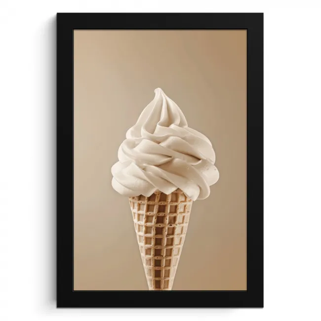 IJs - Softijs - Romig - Hoorntje - Beige KitchenYeah - Keuken - Fotolijst klein -3d