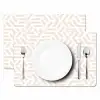 Beige - Geometrie - Patronen - Abstract Placemat vinyl groot 368 -zzsfeer2_Kitchenyeah-website