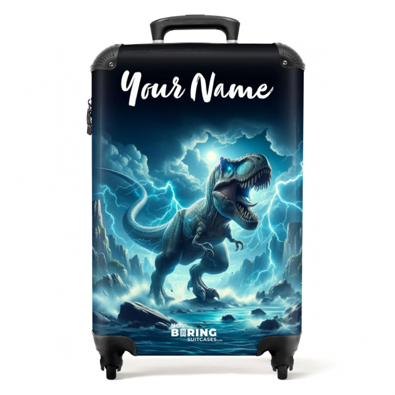 Donderslagdino NBS - Handbagage koffer - Kinderen Unisex middel -productfoto_recht