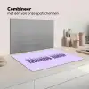 Mucho amor - Paars - Gelaagde letters Inductie beschermer vinyl 3mm klein -wsfeer7_website