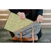 Vlecht - Patroon - Groen laptophoes neopreen klein 279 -tas