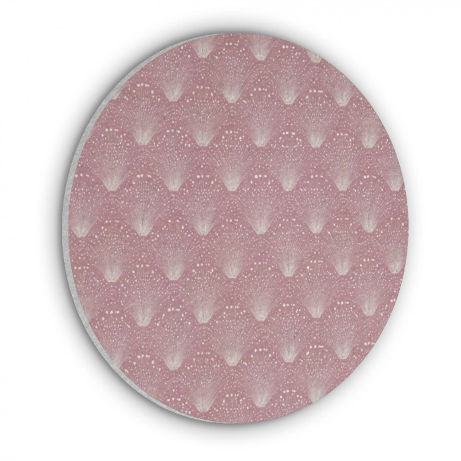 Trendy - Patroon - Roze Akoestische PET Vilt - Rond klein 838 -3d