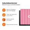 Gestreept - Roze - Chéri Inductie beschermer vinyl 3mm klein -zzzzzzz-td-ups